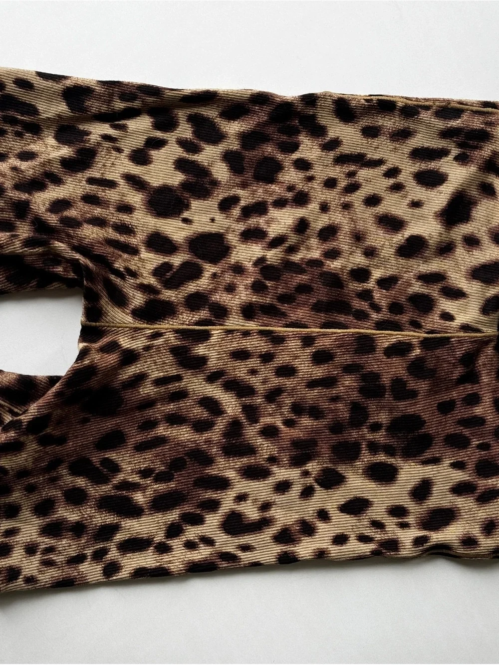 Scims x Dolce & Gabbana women's Leopard Print Brown Boxer Brief Shorts XS NWT